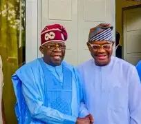 image of nyesom wike and President Tinubu