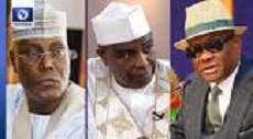 Atiku, Tambuwal and Wike
